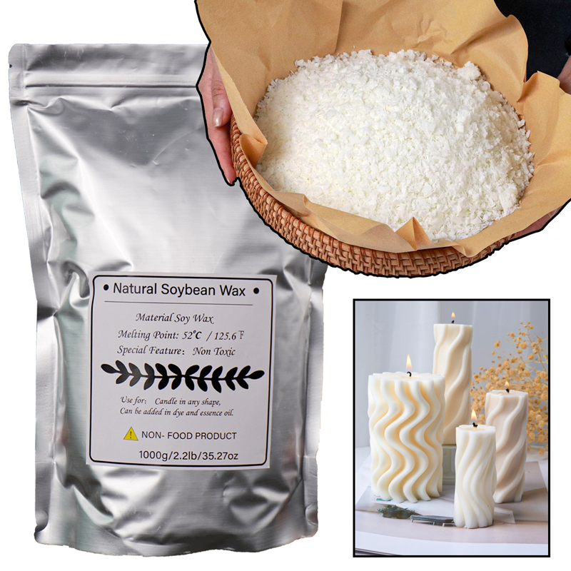 Candle Making Soy Wax - 1000g 500g 250g 100g Natural Soy