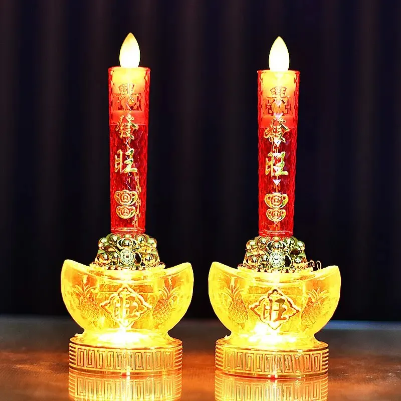 Candle Making Uk - 2pcs LED Simulation Flame Candle Lamp