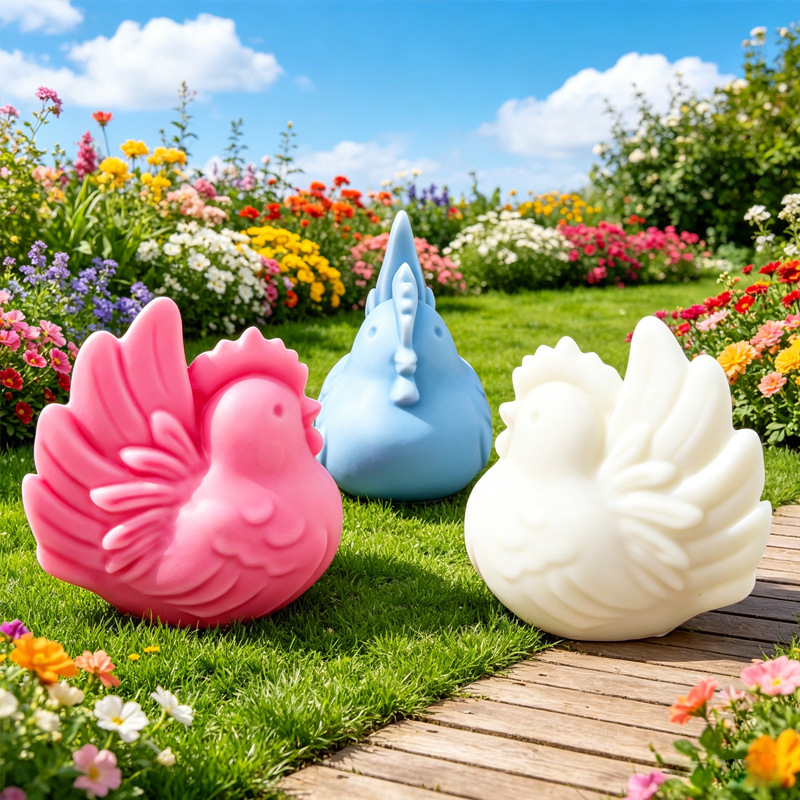 Candle Making Soy Wax - Cartoon Hen Silicone Candle Mold, 3D