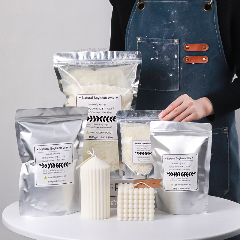 1000g 500g 250g 100g Natural S - Candle Making Soy Wax 评论和价格