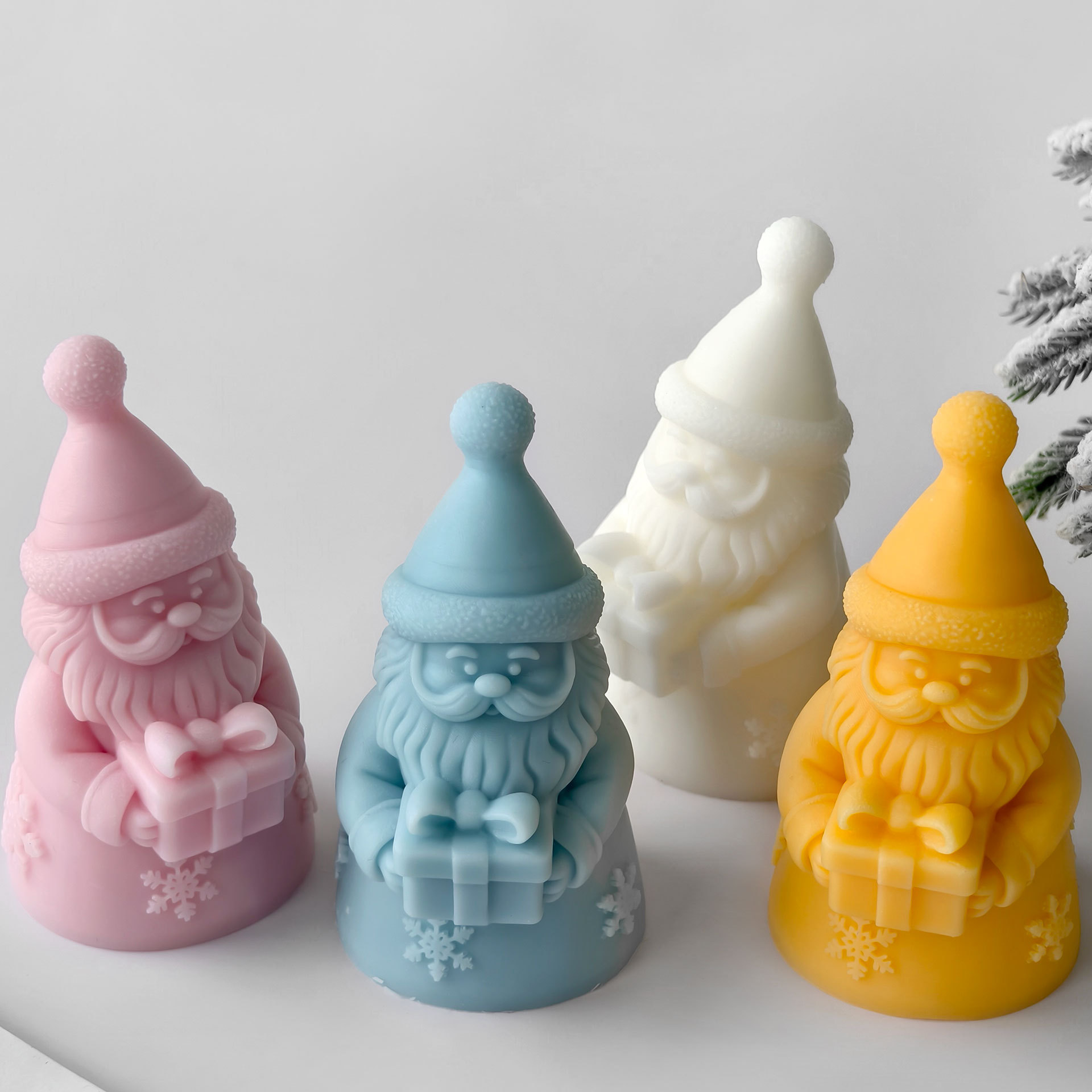 Santa Claus Gift Box Silicone  - Candle Making Soy Wax 评论和价格