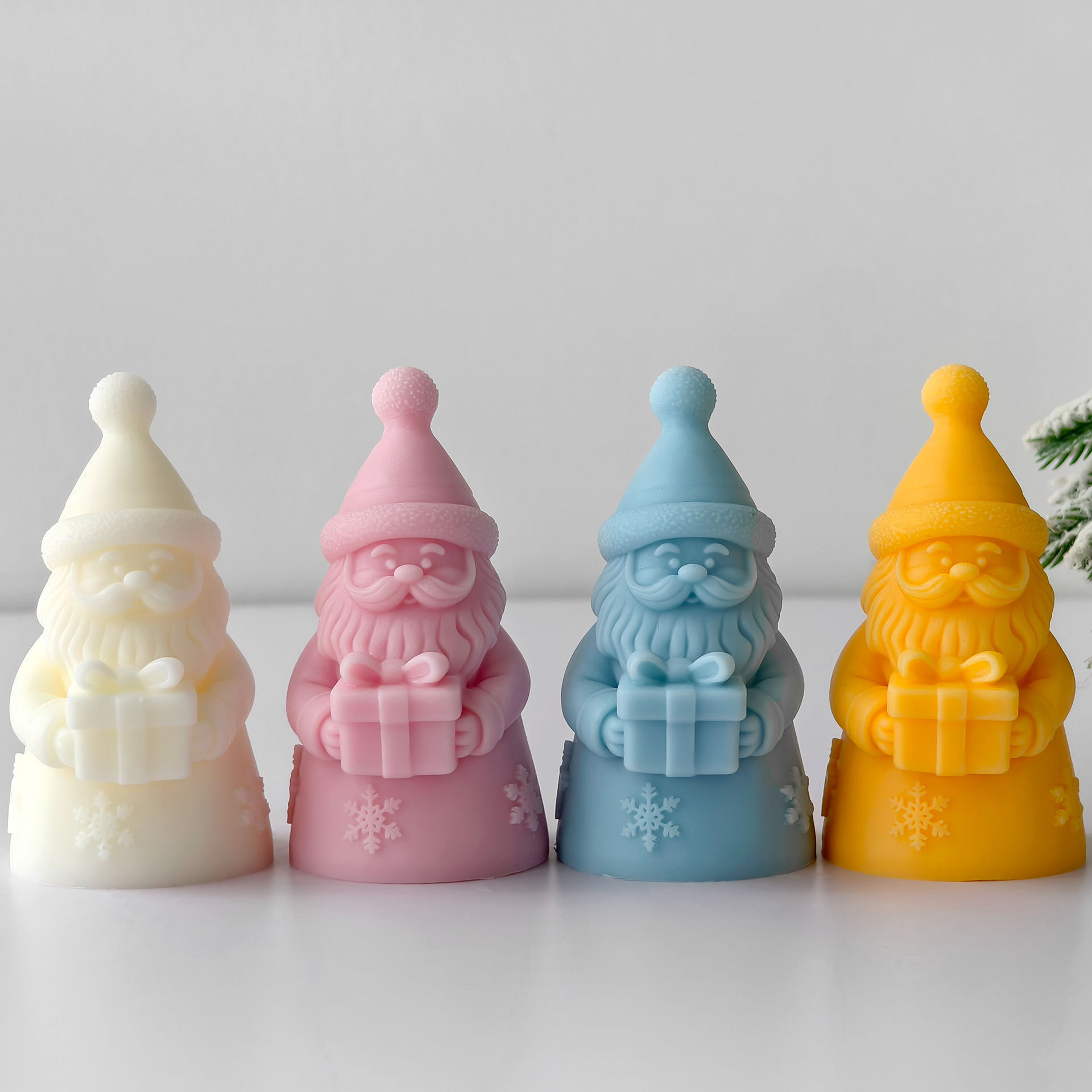 Santa Claus Gift Box Silicone  - Candle Making Soy Wax 评论和价格
