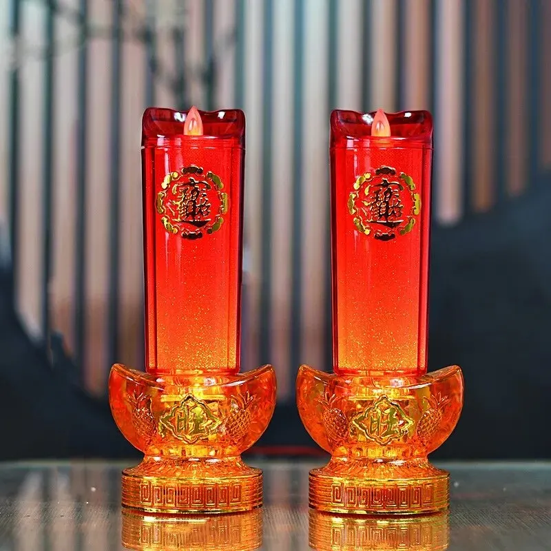 2pcs LED Simulation Flame Cand - Candle Making Uk 评论和价格