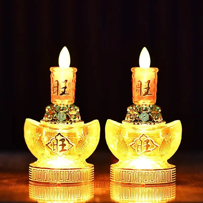 2pcs LED Simulation Flame Cand - Candle Making Uk 评论和价格
