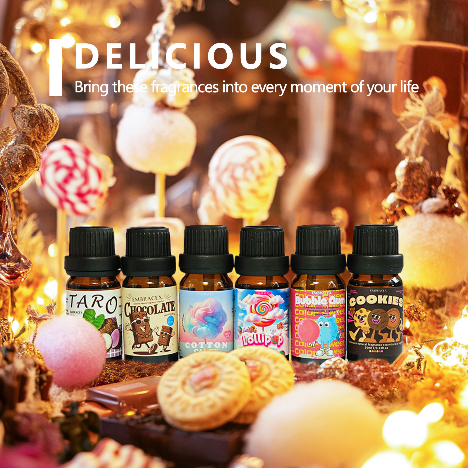 6PC/1Set Delicious Fragrance O - Candle Making Scents 评论和价格
