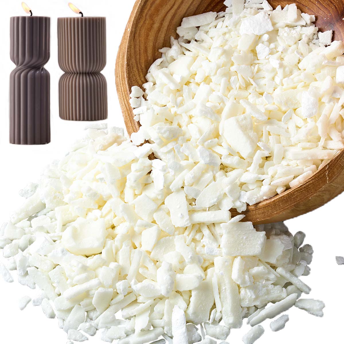 1 Pounds Pure White Soy Wax Fo - Candle Making Workshop 评论和价格