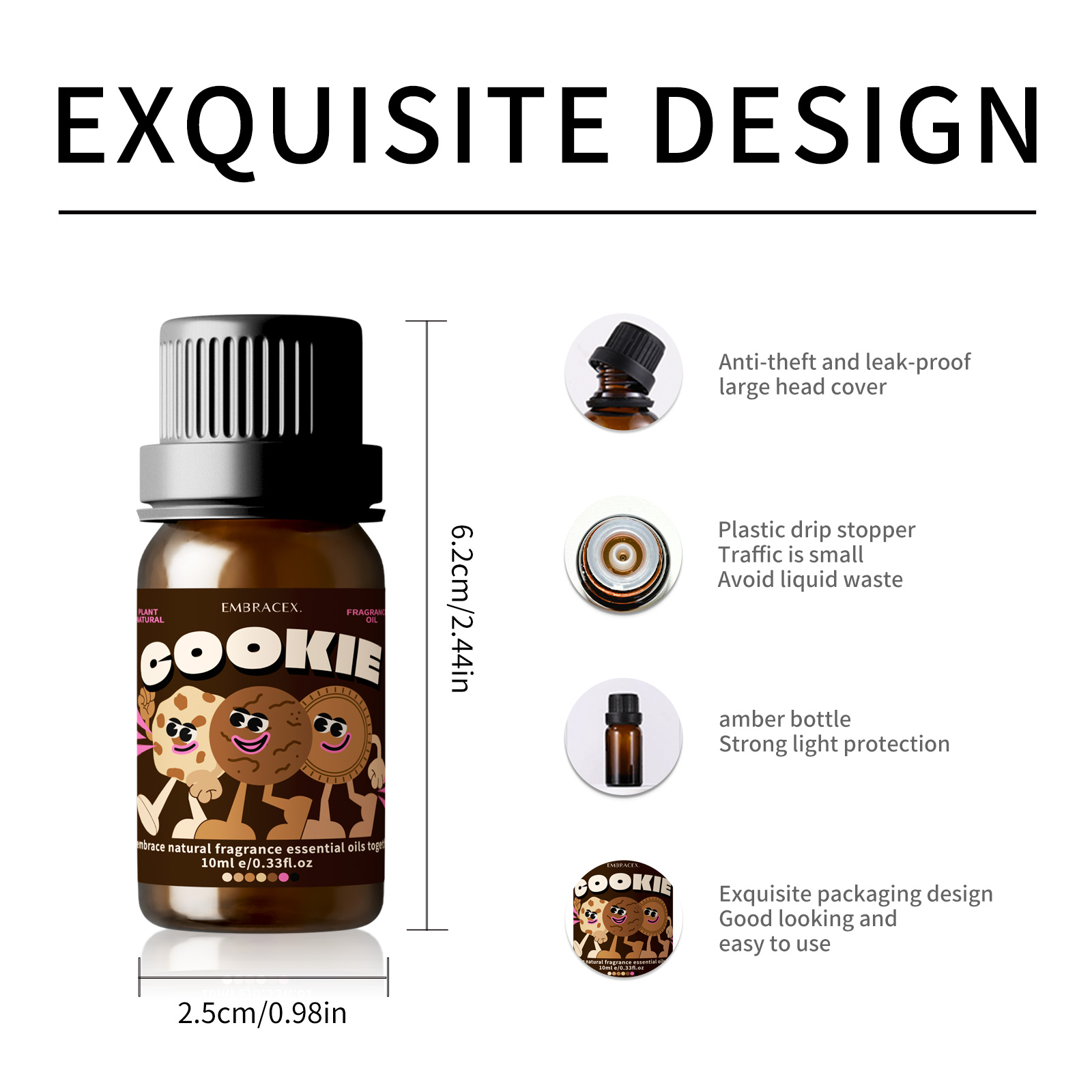 10ml Cookie Fragrance Oils For - Candle Making Scents 评论和价格