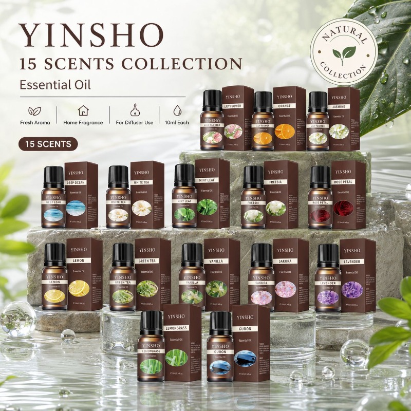 Fragrance Essential Oil Set 15 - Candle Making Fragrance Oils 评论和价格