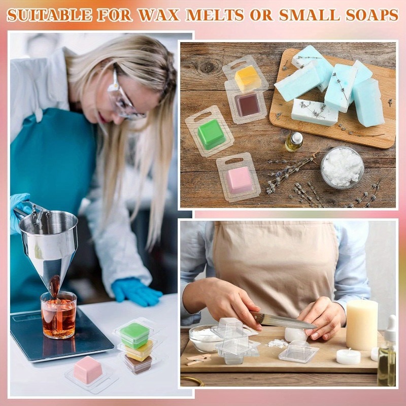 20/50pcs Clear Plastic Wax Mel - Candle Making Course 评论和价格