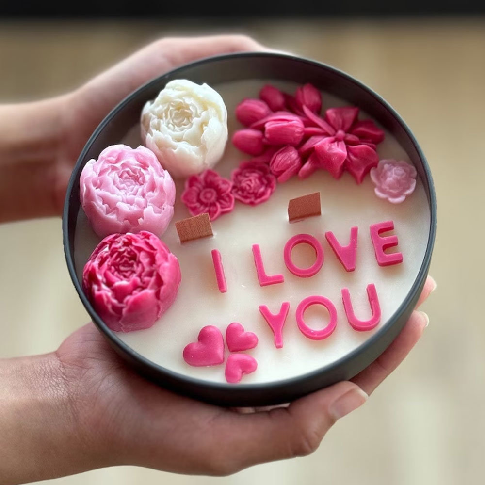 2pcs Austin Heart Silicone Can - Candle Making Austin 评论和价格